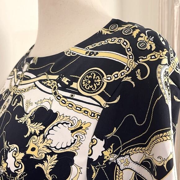 NWT Charter Brand Club Black Gold Chaim Print | Size XL - Picture 3 of 9